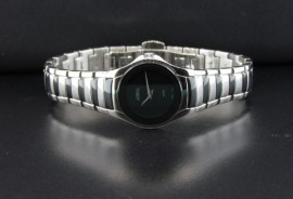 Ladies Movado Style Watch with Black Detailing