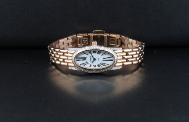 Ladies Rose Gold Plated Diamond Watch