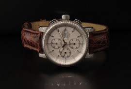 Gents Automatic Chrono with Diamond Bezel
